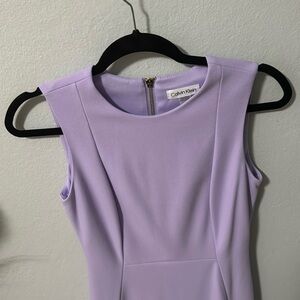 Calvin Klein Lilac Midi Dress